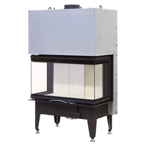 Insert bois Austroflamm 75x35x45 S3 2.0 | 10 kW, porte coulissante