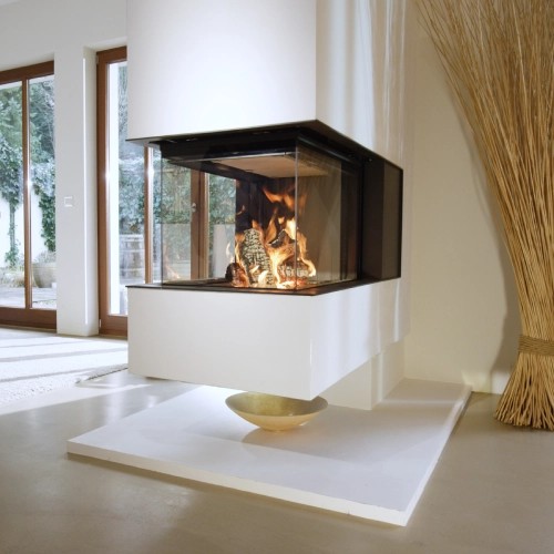 Insert bois Spartherm Premium A-U-70h 11,4 kW cheminée panoramique, porte coulissante