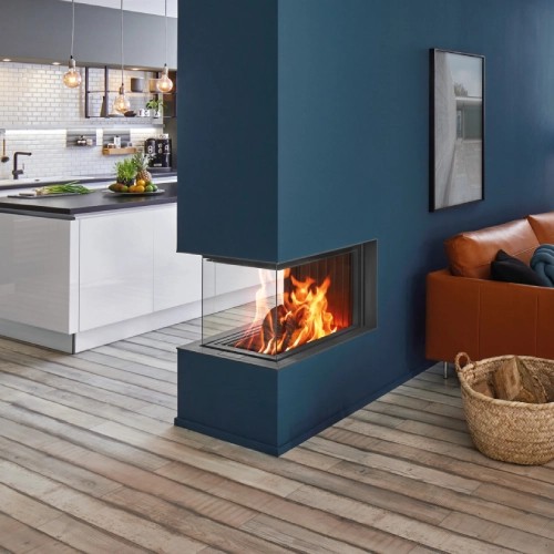 Insert bois Spartherm Premium A-U-70h 11,4 kW cheminée panoramique, porte coulissante