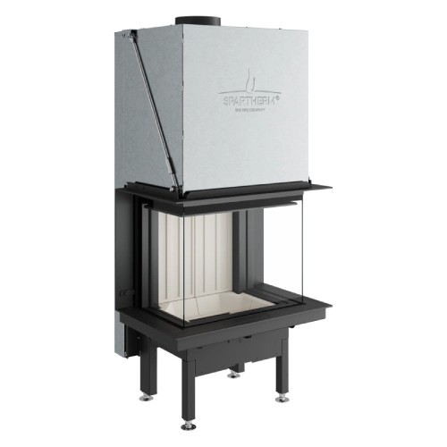 Insert bois Spartherm Premium A-3RL-60h 10 kW cheminée panoramique, porte coulissante