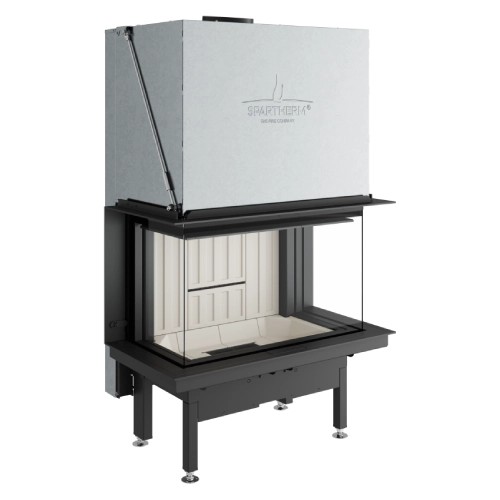 Insert bois Spartherm Premium A-3RL-80h 11,4 kW cheminée panoramique, porte coulissante