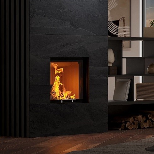 Insert bois Spartherm Varia 1Vh H²O 8 kW porte coulissante hydro
