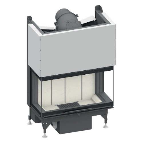Insert bois SCHMID Ekko U 84(34) h evo porte coulissante 9 kW