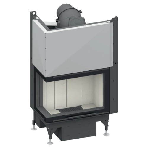 Insert bois SCHMID Ekko L 67(34)51 h evo 7 kW porte coulissante