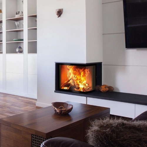 Insert bois SCHMID Ekko R 67(34)51 h evo 7 kW porte coulissante