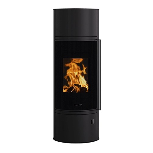 Poêle à bois Oranier Arena W+ 2.0 pureBLACK 7 kW