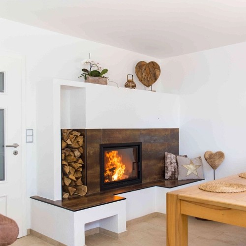 Insert bois SCHMID Lina W 6751 s porte pivotante 14,5k W Hydro