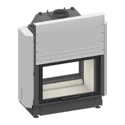 Insert bois SCHMID Lina W TV 73 h/s porte coulissante/porte pivotante, traversée 20 kW