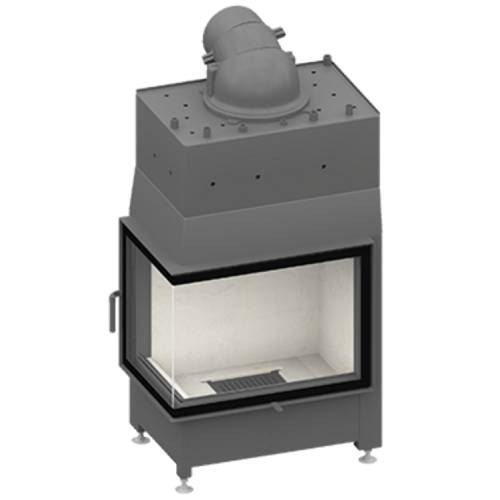 Insert bois SCHMID Ekko W L 67(45)51 s porte pivotante 14,9 kW sans pont