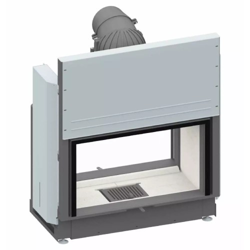 Insert bois SCHMID Lina TV 8751 h/k Cristal+ avec porte coulissante / inclinable 10 kW