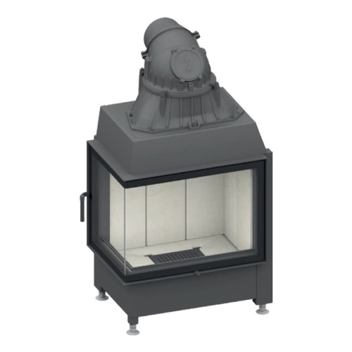 Insert bois SCHMID Ekko L 67(45) s 9 kW porte pivotante