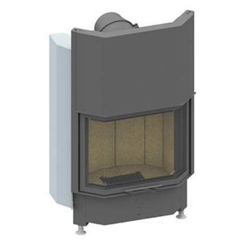 Insert bois SCHMID Pano 67 h porte coulissante 9 kW