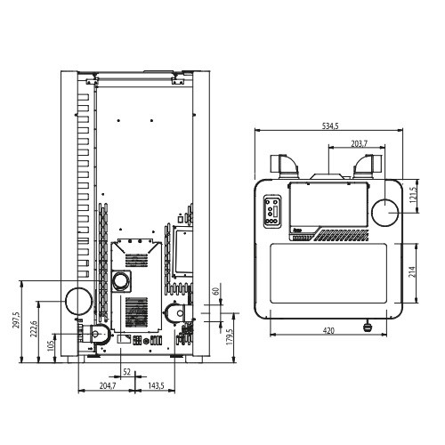 Poêle à granulés Royal Alida Air 120 | 11,9 kW