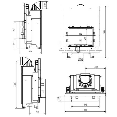 Insert Bois Fram 1/60 | 10 kW