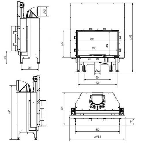 Insert Bois Fram 1/80 | 12 kW