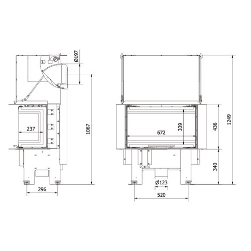 Insert bois Fram 3/68/28 | 7 kW