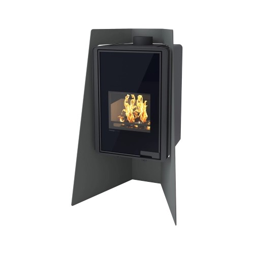 Poêle à bois HS Flamingo Deluxe Island 9,6 kW