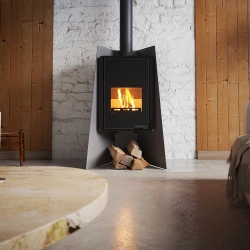 Poêle à bois HS Flamingo Deluxe Island 9,6 kW
