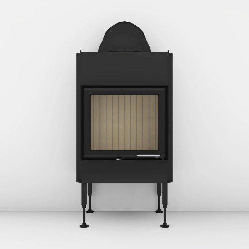Insert bois Brunner BKH 5.0 Plat 42-50 | 8 kW porte pivotante