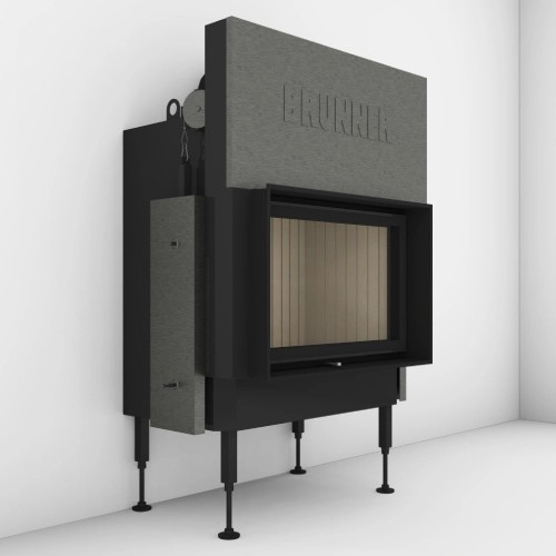 Insert bois Brunner BKH 5.0 Plat 42-66 | 9 kW porte coulissante