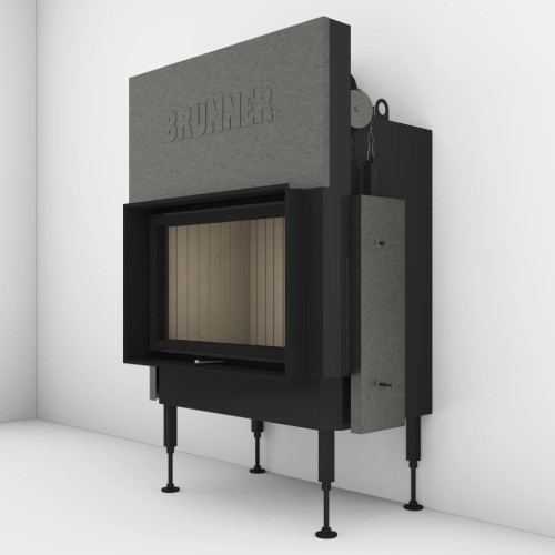 Insert bois Brunner BKH 5.0 Plat 42-66 | 9 kW porte coulissante