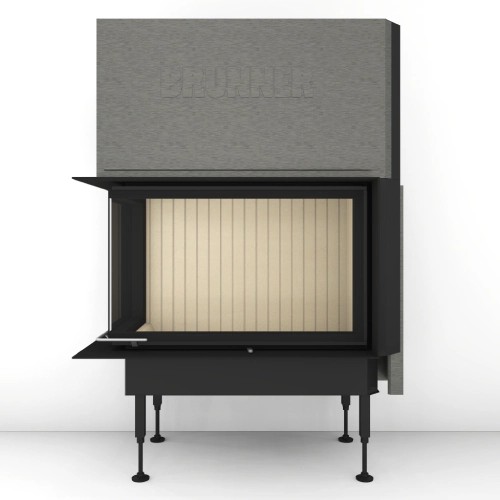 Insert bois Brunner BKH 5.0 d'angle 50-82-42 porte coulissante 10 kW