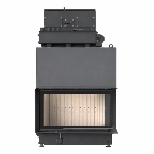 Insert bois d'angle Brunner 45/67/44 gauche, 12 kW, porte coulissante, hydro
