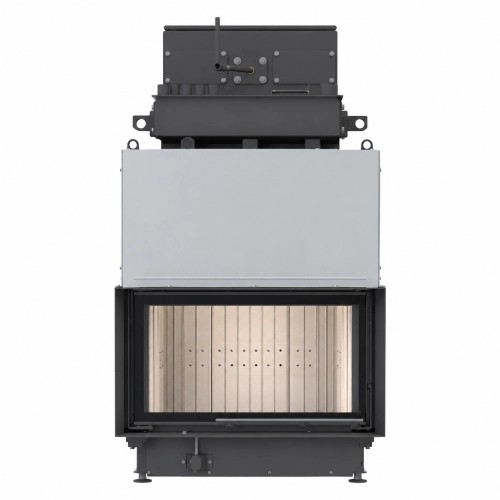 Insert bois d'angle Brunner 45/67/44 droite, 12 kW, porte coulissante, hydro
