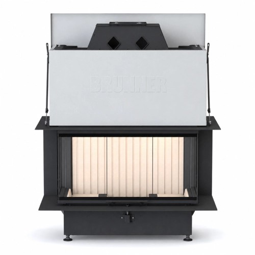Insert bois Brunner BKH 5.0 Panorama 45-35-120-35 porte coulissante 13 kW