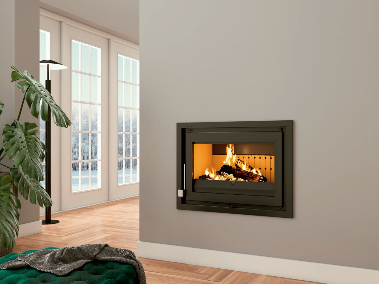 Insert à bois raccordable - FIREMATIC Olen 12.6 kW