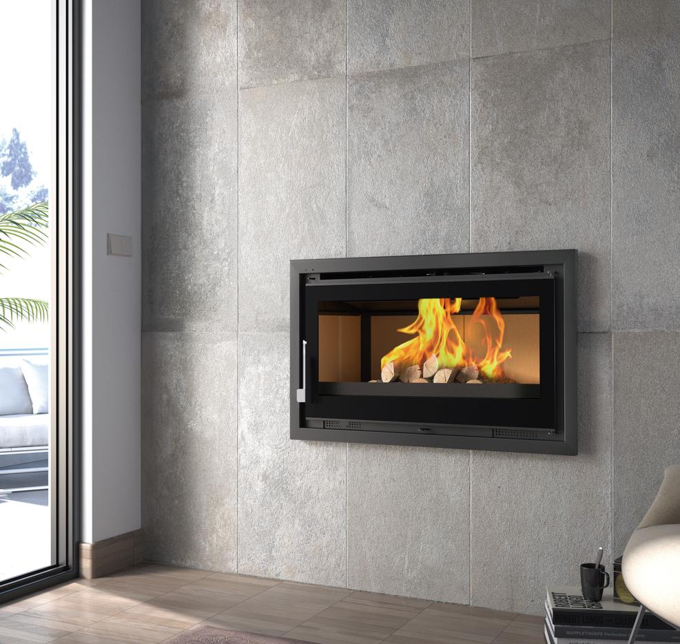 Insert à bois ventilé canalisable - FIREMATIC Mora 13.3 kW