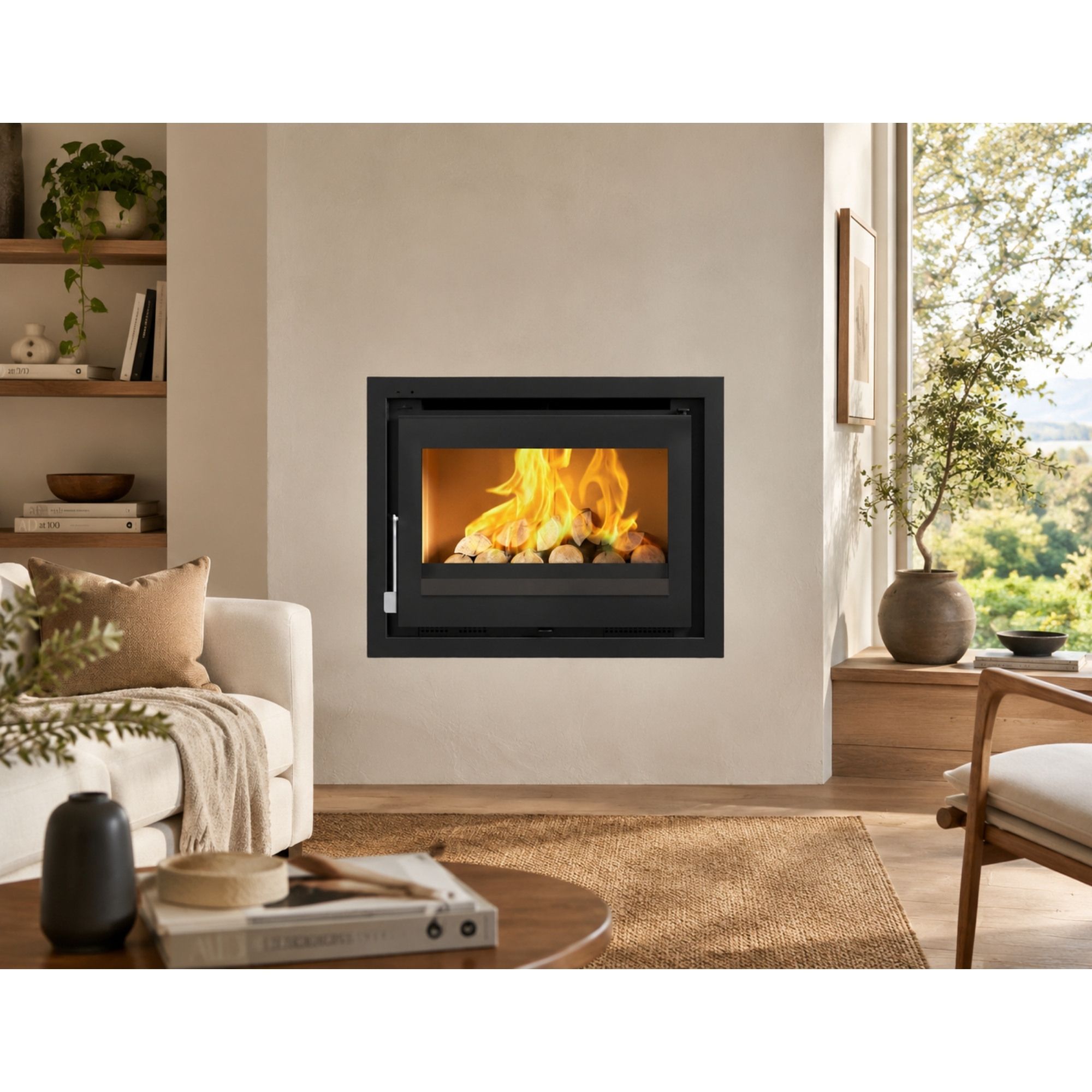 Insert à bois ventilé - FIREMATIC Hona 12.8 kW