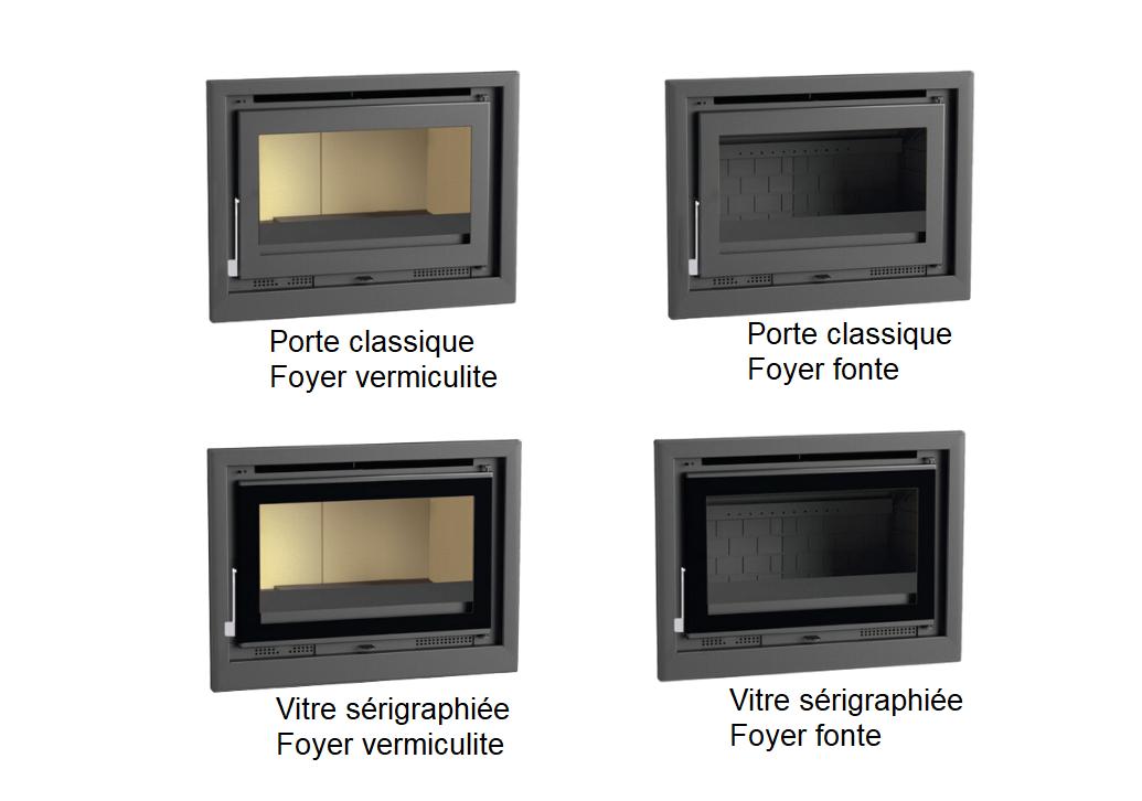 Insert à bois ventilé - FIREMATIC Hona 12.8 kW