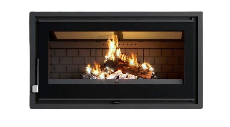 Insert à bois ventilé raccordable silencieux - FIREMATIC Halifax - LV 14.5 kW