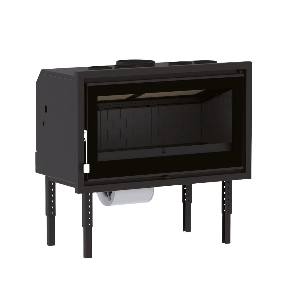 Insert à bois ventilé raccordable silencieux - FIREMATIC Halifax - LV 14.5 kW