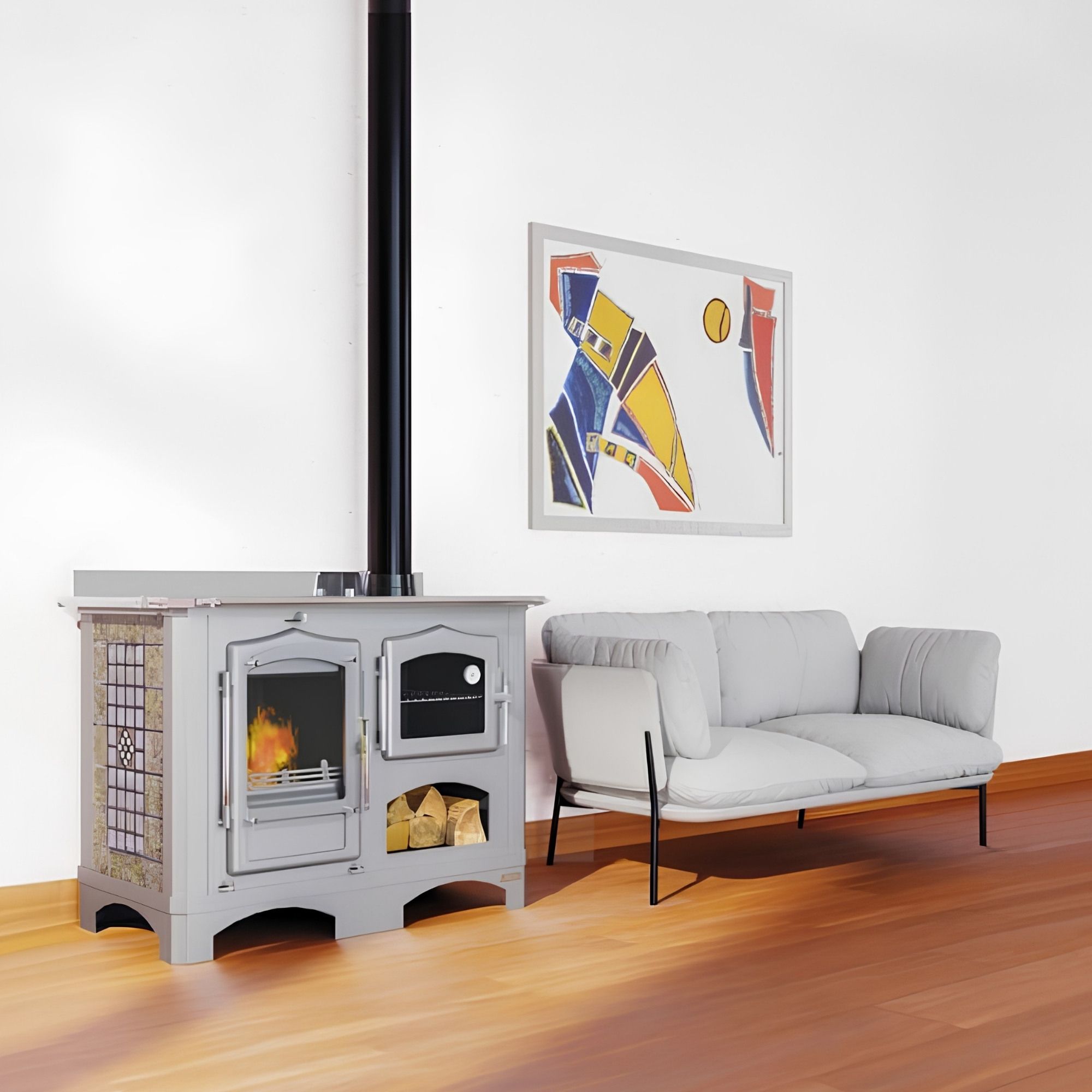 Cuisinière à bois - LINCAR Duchessa 13.4 kW