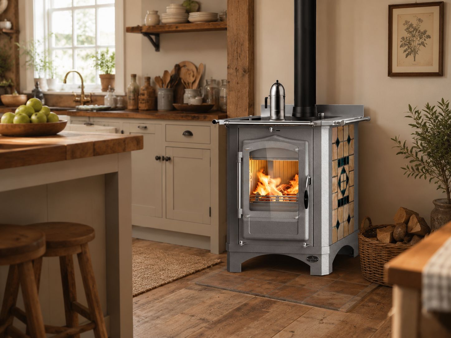 Cuisinière à bois - LINCAR Ravenna 8.3 kW
