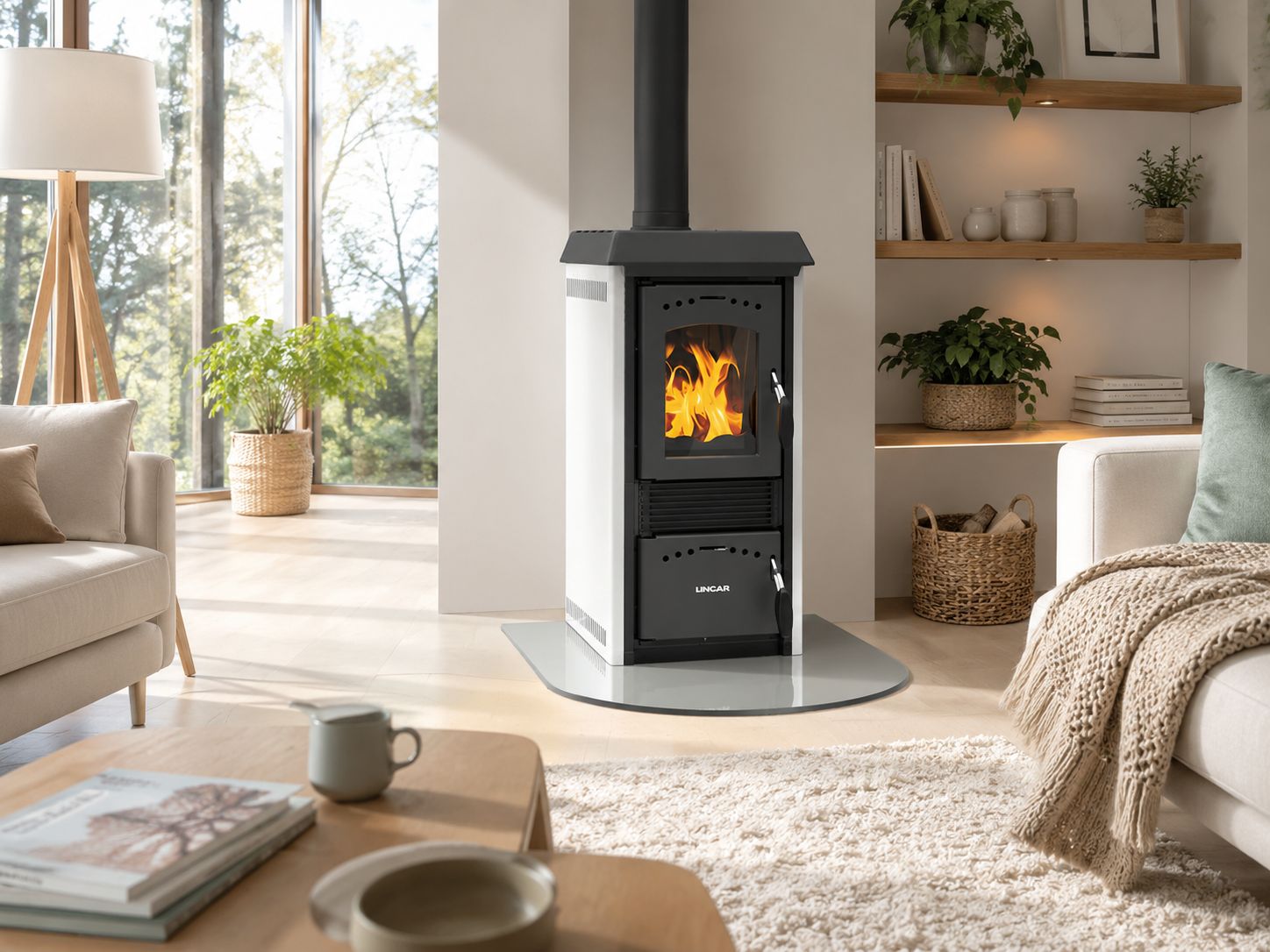 Poêle à bois - LINCAR Gioia 470 AZ 5.6 kW