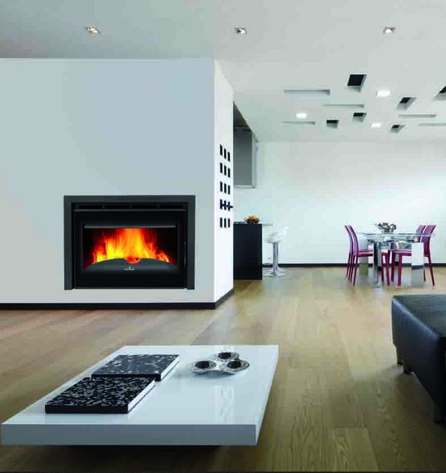 Insert à bois ventilé canalisable - BRONPI Madrid Vision 16.5 kW