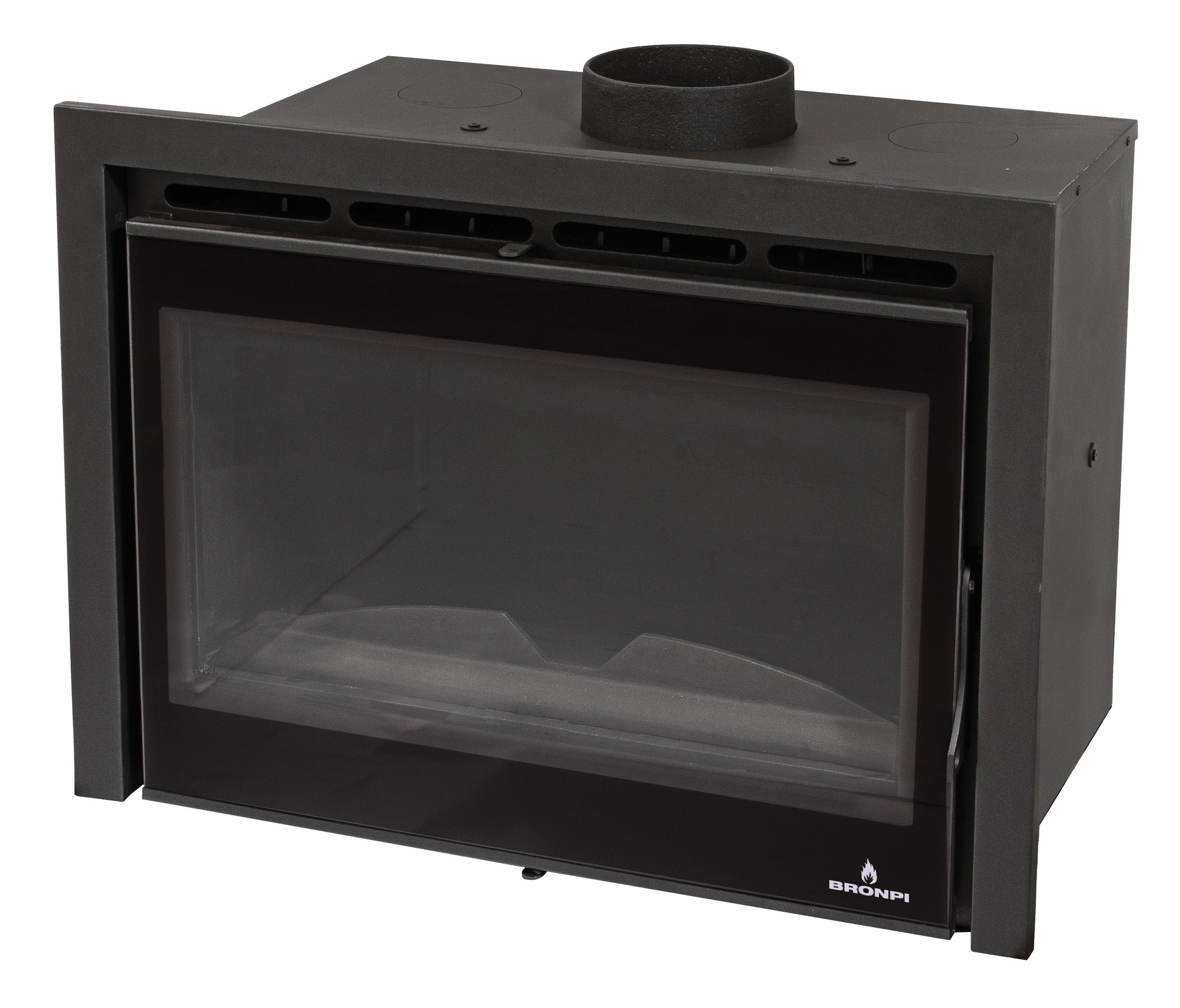 Insert à bois ventilé canalisable - BRONPI Madrid Vision 16.5 kW