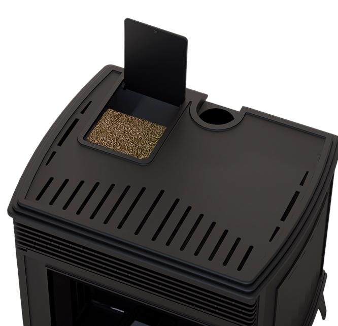 Poêle à granulés en fonte - BRONPI Nicol 7 kW