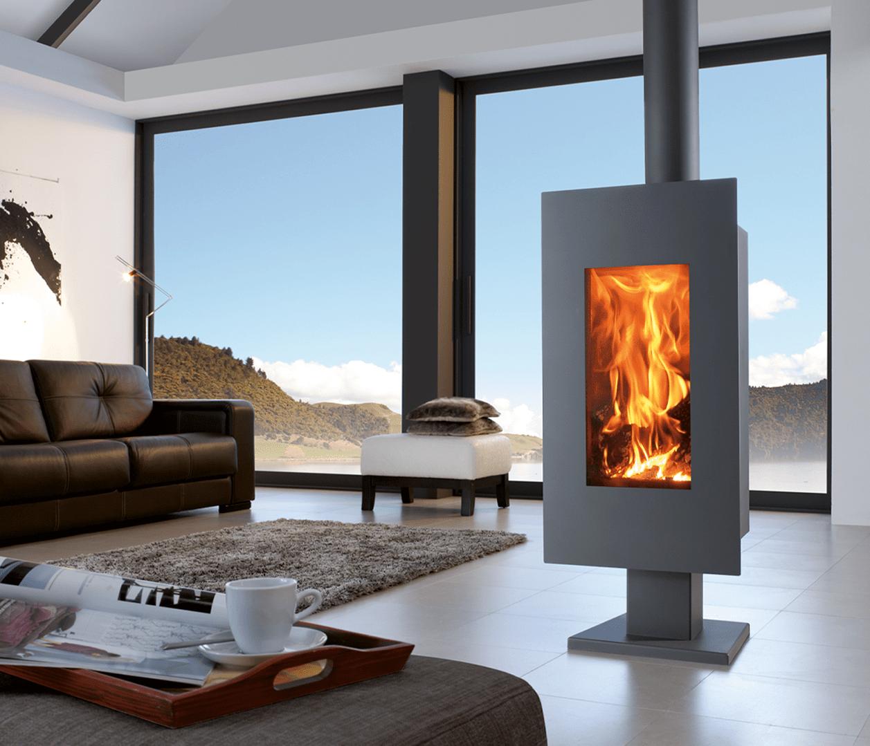 Poêle à bois raccordable - PANADERO Osaka 8 kW