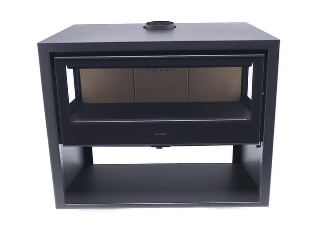 Poêle à bois raccordable 3 vitres - PANADERO Chopin 3V 8.2 kW