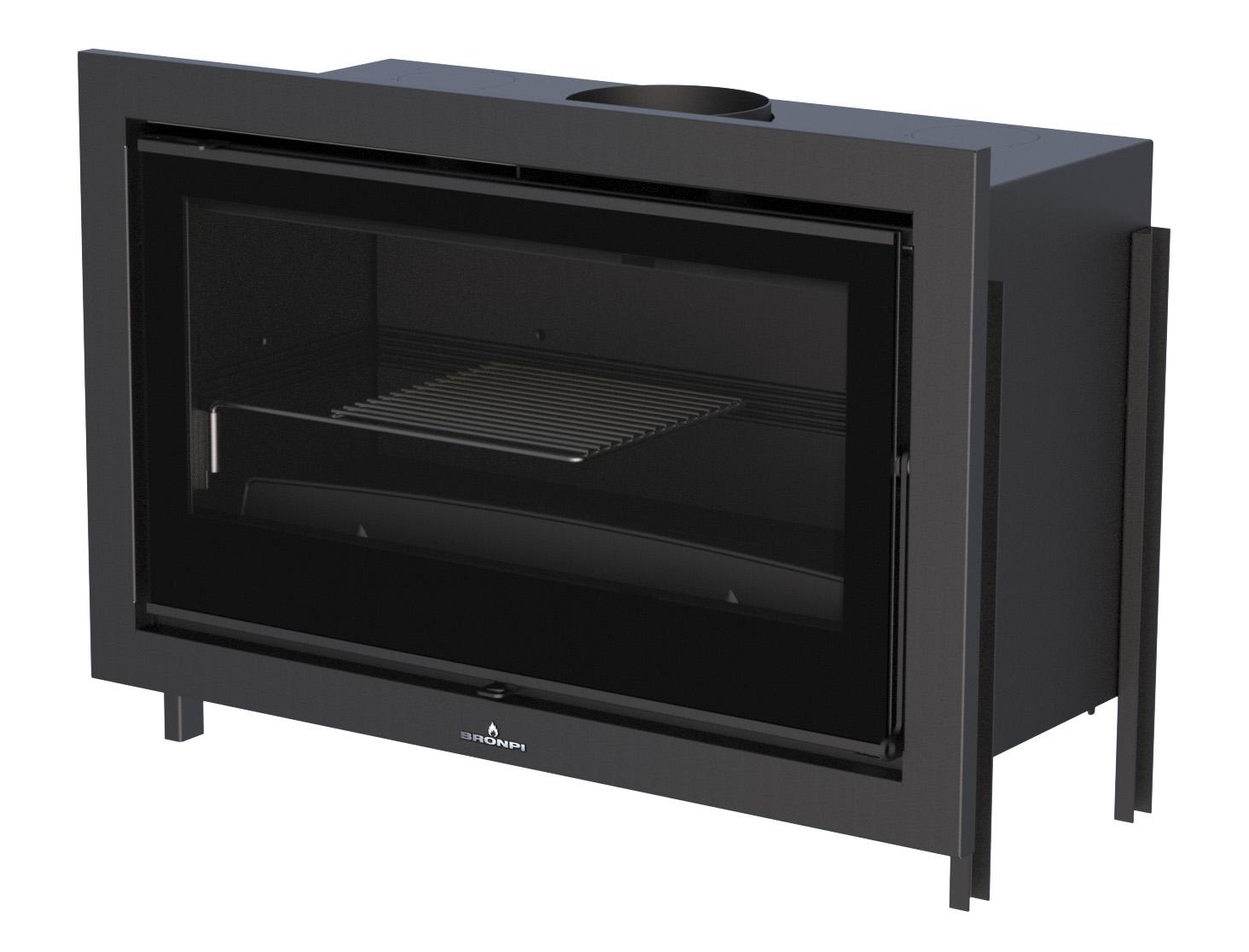 Insert à bois ventilé canalisable - BRONPI Paris 90 Vision 14 kW