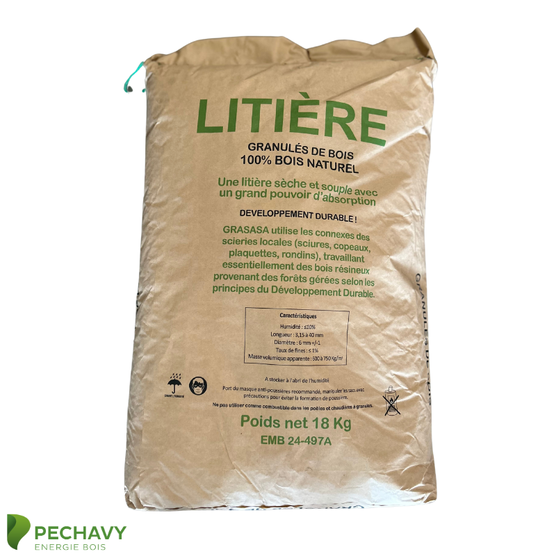 Litière animale (Sac de 18kg)