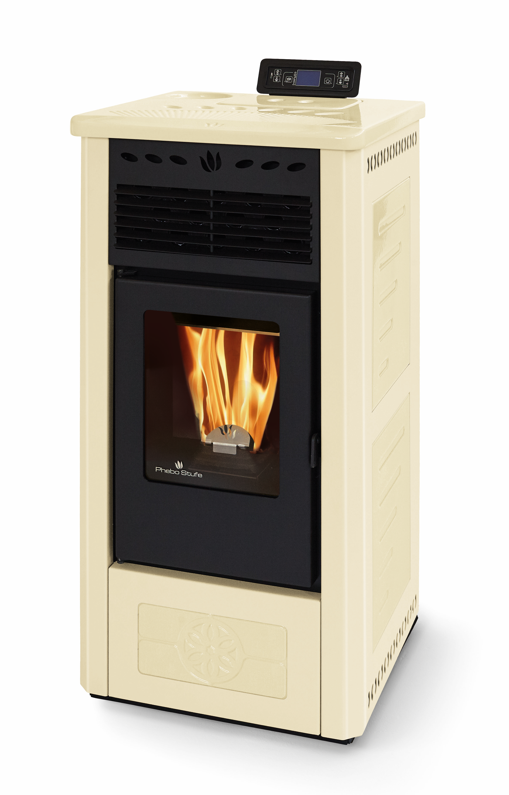 Poêle à granules en céramique - ORIGINE PHEBO Febe 5S-8 7.5 kW