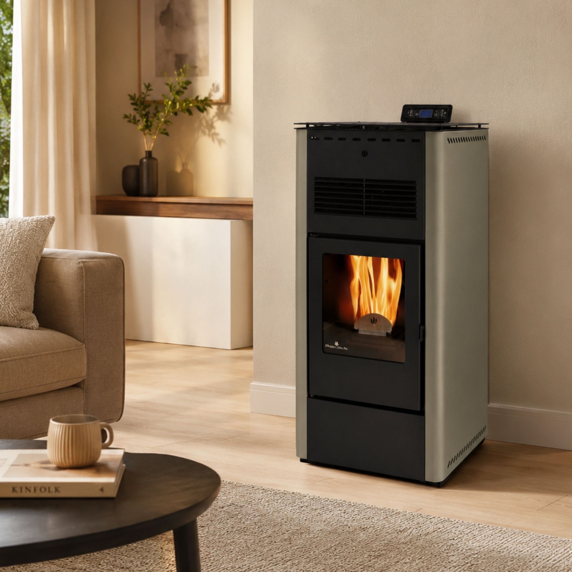 Poêle à granules - ORIGINE PHEBO Nikè Maxi 12.7 kW