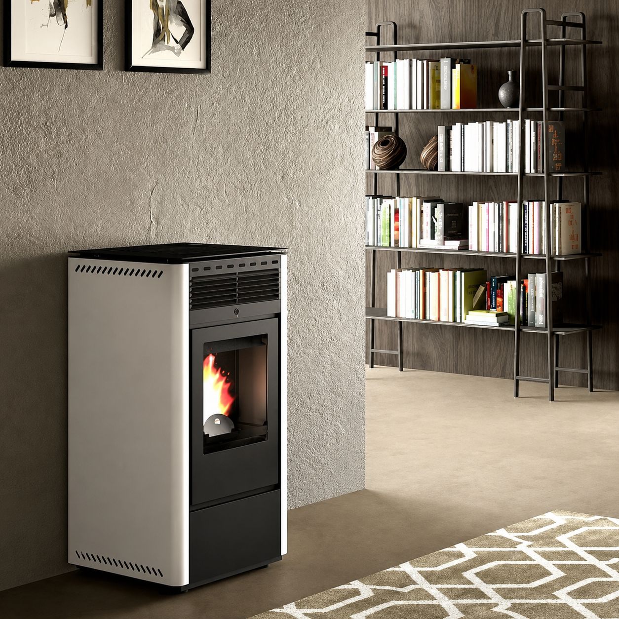 Poêle à granules - ORIGINE PHEBO Nikè 12.7 kW