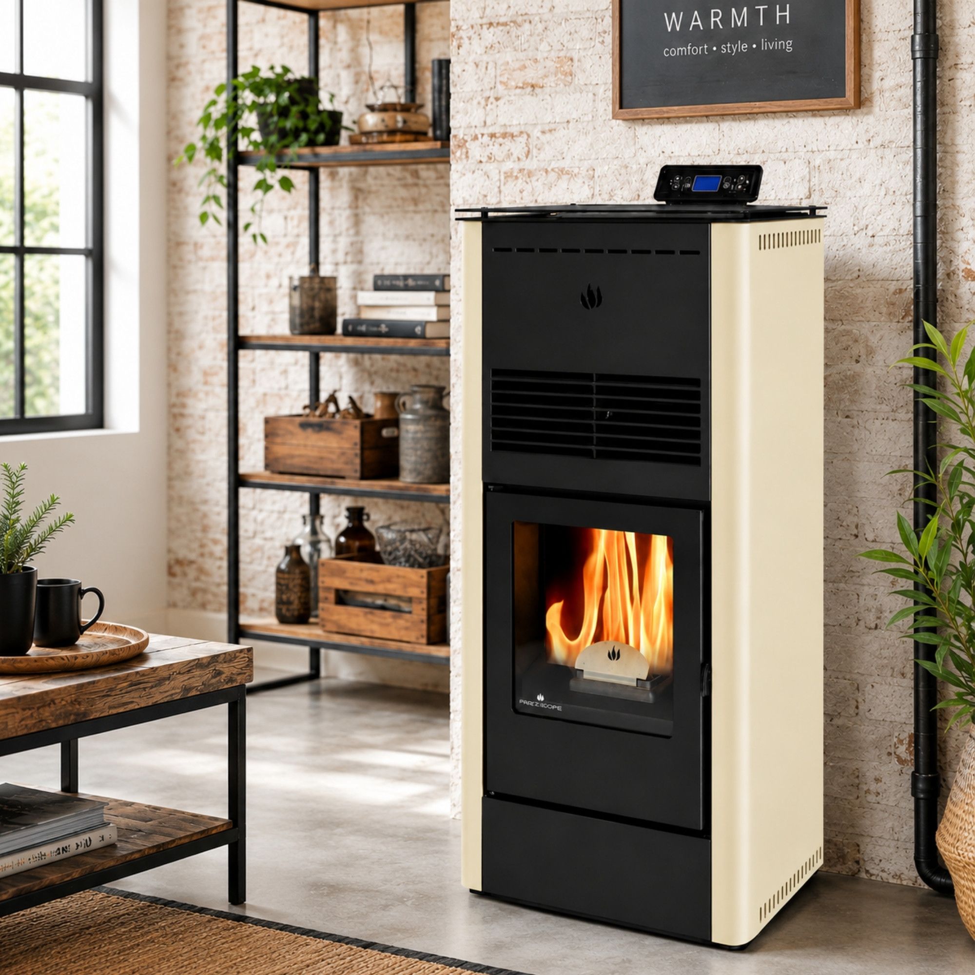Poêle à granules - ORIGINE PHEBO Penelope 12.7 kW