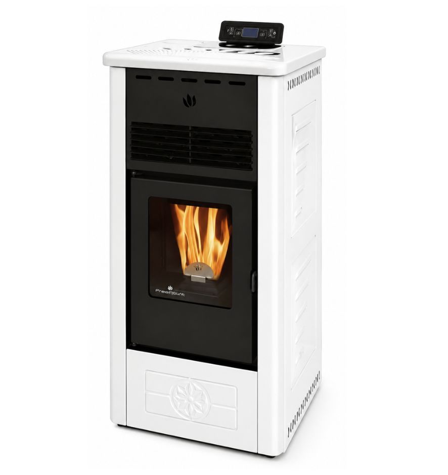 Poêle à granules en céramique - ORIGINE PHEBO Febe 5S-XL 7.5 kW
